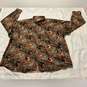 Men’s Field Tested By Outdoor Life Long Sleeve Pocket Button Up Camo Shirt 3XL